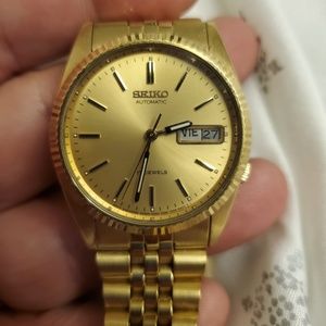 Mens automatic seiko watch